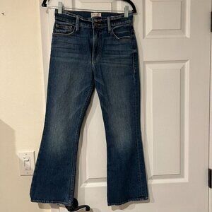 Frame Denim Le Sylvie Kick Boot Dark Denim Jeans Size 26